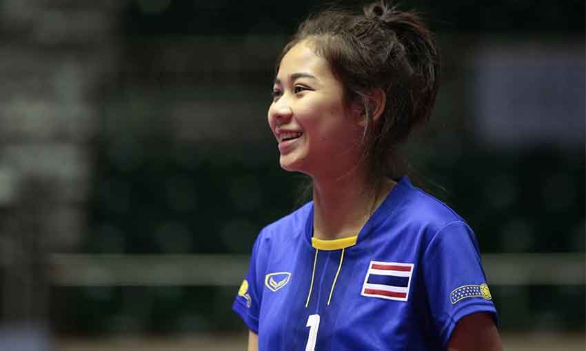ประวัตินักตะกร้อสาวทีมชาติไทย